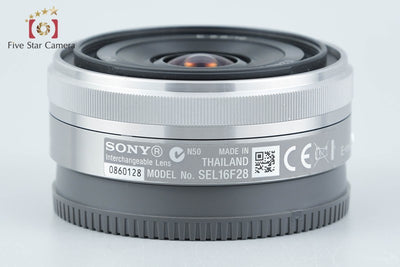 【中古】SONY ソニー E 16mm f/2.8 SEL16F28
