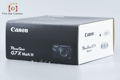 【中古】Canon キヤノン PowerShot G7 X Mark III コンパクトデジタルカメラ 元箱付き