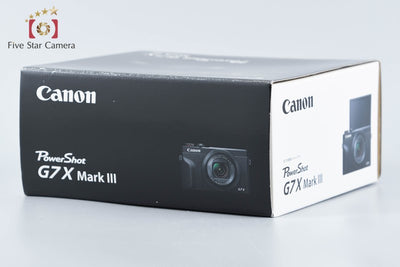 【中古】Canon キヤノン PowerShot G7 X Mark III コンパクトデジタルカメラ 元箱付き