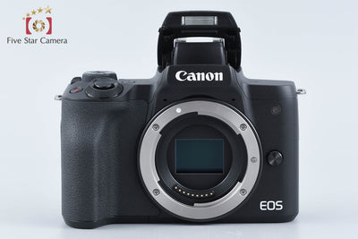 【中古】Canon キヤノン EOS Kiss M2 EF-M 15-45 IS STM レンズキット ブラック シャッター回数僅少