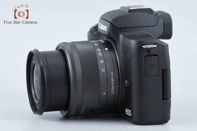 【中古】Canon キヤノン EOS Kiss M2 EF-M 15-45 IS STM レンズキット ブラック シャッター回数僅少