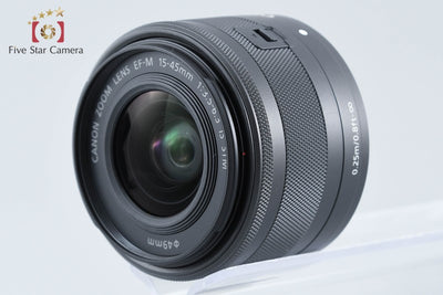 【中古】Canon キヤノン EOS Kiss M2 EF-M 15-45 IS STM レンズキット ブラック シャッター回数僅少