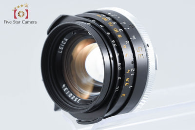 【中古】Leica ライカ SUMMILUX-M 35mm f/1.4 ブラック 11870 2026.9月 オーバーホール済み