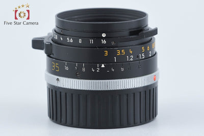【中古】Leica ライカ SUMMILUX-M 35mm f/1.4 ブラック 11870 2026.9月 オーバーホール済み
