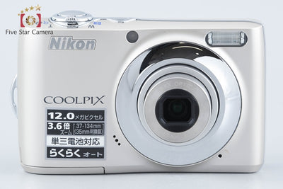 【中古】Nikon ニコン COOLPIX L22 シャンパンシルバー コンパクトデジタルカメラ