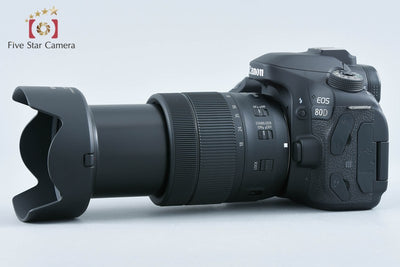【中古】Canon キヤノン EOS 80D EF-S 18-135mm IS USM レンズキット シャッター回数僅少 元箱付き
