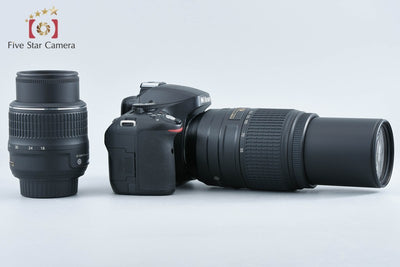 【中古】Nikon ニコン D5100 ダブルズームキット シャッター回数僅少