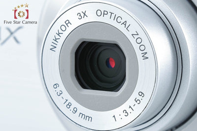 【中古】Nikon ニコン COOLPIX S210 ブライトシルバー コンパクトデジタルカメラ