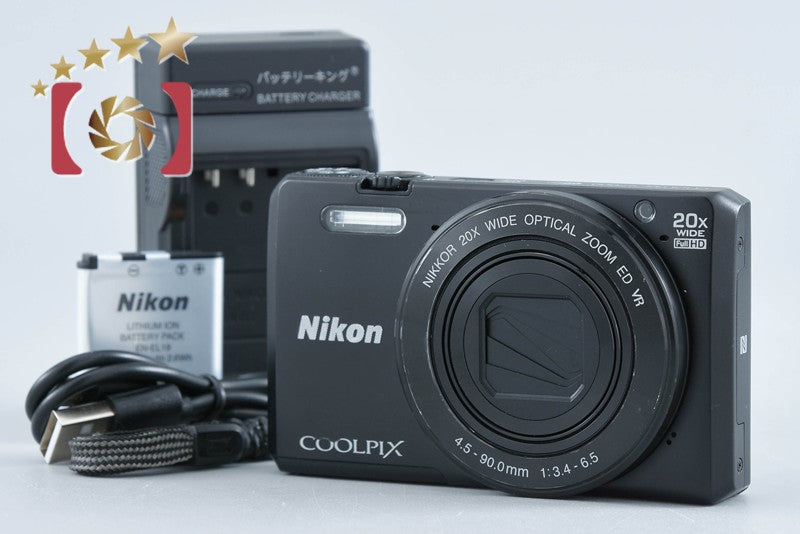 【中古】Nikon ニコン COOLPIX S7000 ブラック コンパクトデジタルカメラ