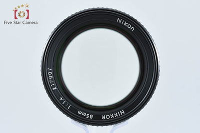 【中古】Nikon ニコン Ai-S NIKKOR 85mm f/1.4 2026.9月 オーバーホール済み