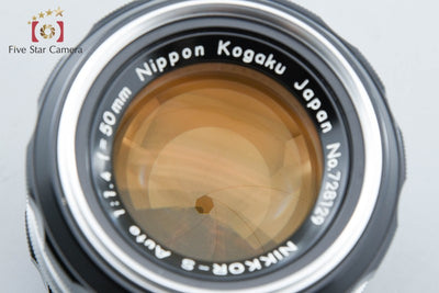 【中古】Nikon ニコン NIKKOR-S Auto 50mm f/1.4