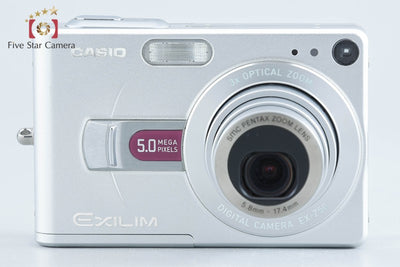 【中古】CASIO カシオ EXILIM ZOOM EX-Z50 シルバー コンパクトデジタルカメラ