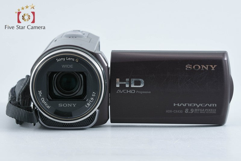 ビデオカメラ SONY HDR-CX430V 動作確認済み 中古品 中古】SONY ソニー HANDYCAM HDR-CX430V ブラウン デジタルビデオ