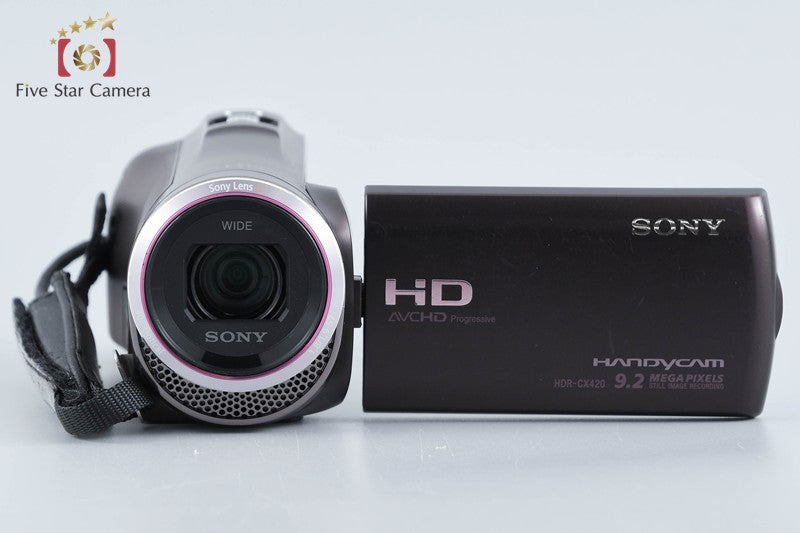 ソニー SONY HDR-CX420 ボルドーブラウン ビデオカメラレコーダー 中古】SONY ソニー ハンディカム HDR-CX420 ボルドーブラウン デジタル