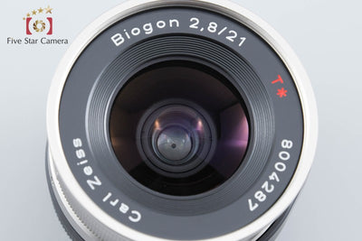 【中古】CONTAX コンタックス Carl Zeiss Biogon 21mm f/2.8 T*