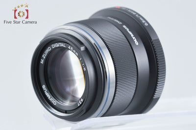【中古】OLYMPUS オリンパス M.ZUIKO DIGITAL 45mm f/1.8 ブラック 元箱付き