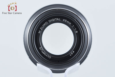 【中古】OLYMPUS オリンパス M.ZUIKO DIGITAL 45mm f/1.8 ブラック 元箱付き