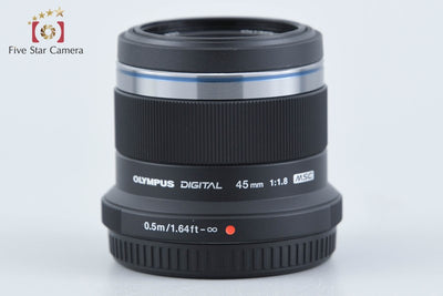 【中古】OLYMPUS オリンパス M.ZUIKO DIGITAL 45mm f/1.8 ブラック 元箱付き