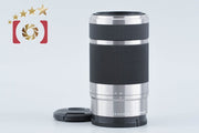 【中古】SONY ソニー E 55-210mm f/4.5-6.3 OSS SEL55210 シルバー