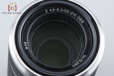 【中古】SONY ソニー E 55-210mm f/4.5-6.3 OSS SEL55210 シルバー