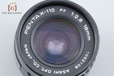 【中古】PENTAX ペンタックス 110 PF 18mm f/2.8 + 110 24mm f/2.8