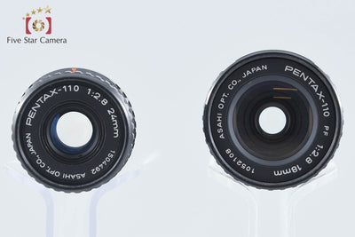 【中古】PENTAX ペンタックス 110 PF 18mm f/2.8 + 110 24mm f/2.8
