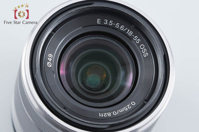 【中古】SONY ソニー E 18-55mm f/3.5-5.6 OSS SEL1855 シルバー