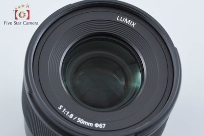 【中古】Panasonic パナソニック LUMIX S 50mm f/1.8 S-S50 Lマウント