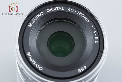 【中古】OLYMPUS オリンパス M.ZUIKO DIGITAL ED 40-150mm f/4-5.6 R シルバー