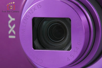 [Used] Canon IXY 630 Purple Compact Digital Camera