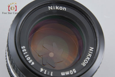 [Used] Nikon Ai NIKKOR 50mm f/1.4