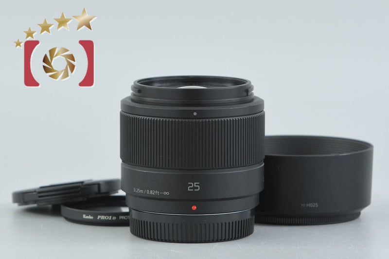 [Used] Panasonic LUMIX G 25mm f/1.7 ASPH. H-H025 Black