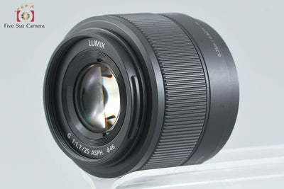 [Used] Panasonic LUMIX G 25mm f/1.7 ASPH. H-H025 Black