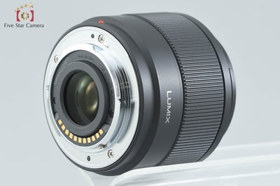 [Used] Panasonic LUMIX G 25mm f/1.7 ASPH. H-H025 Black