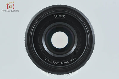 [Used] Panasonic LUMIX G 25mm f/1.7 ASPH. H-H025 Black