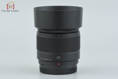 [Used] Panasonic LUMIX G 25mm f/1.7 ASPH. H-H025 Black