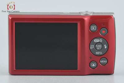 [Used] Canon IXY 200 Red Compact Digital Camera with Original Box