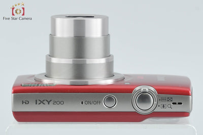 [Used] Canon IXY 200 Red Compact Digital Camera with Original Box