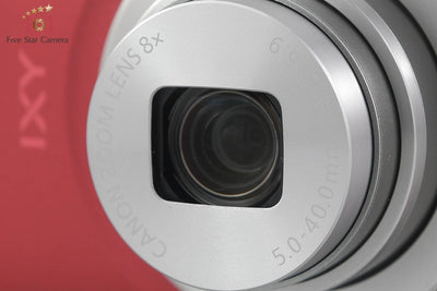 [Used] Canon IXY 200 Red Compact Digital Camera with Original Box