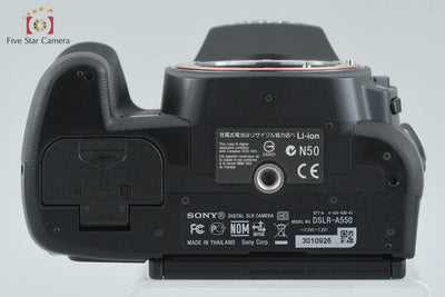【Used】SONY α550 DSLR-A550 Digital SLR Camera with Original Box