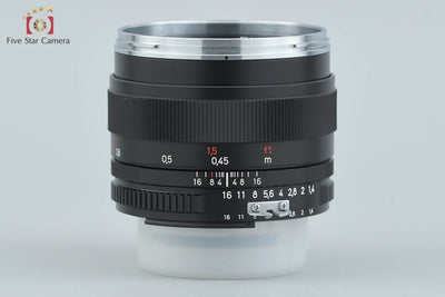 [Used] Carl Zeiss Planar 50mm f/1.4 ZF T* for Nikon with original box