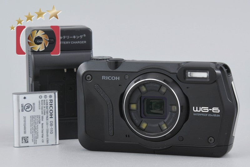[Used] RICOH PENTAX WG-6 Black Waterproof Action Camera