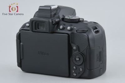Used: Nikon D5300 AF-P Double Zoom Kit Black with Original Box