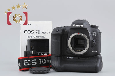【Used】Canon EOS 7D Mark II Digital SLR Camera + BG-E16 Battery Grip