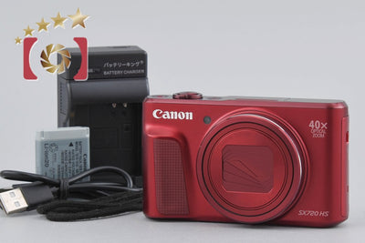 Used Canon PowerShot SX720 HS Red Compact Digital Camera
