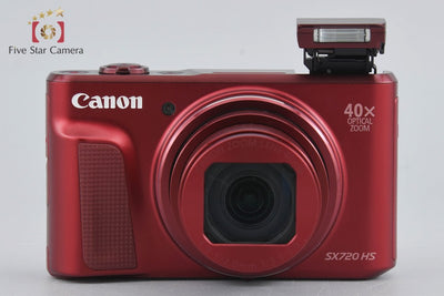 Used Canon PowerShot SX720 HS Red Compact Digital Camera