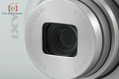 [Used] Canon IXY 180 Silver Compact Digital Camera