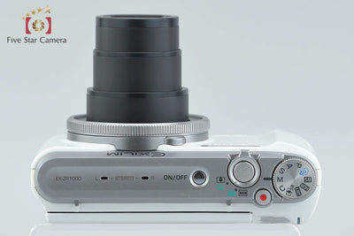 【Used】CASIO High Speed EXILIM EX-ZR1000 White Compact Digital Camera
