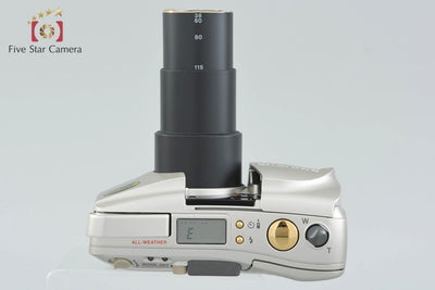 【中古】OLYMPUS オリンパス μ[mju:] ZOOM 115 DELUXE コンパクトフィルムカメラ 元箱付き