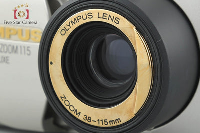 【中古】OLYMPUS オリンパス μ[mju:] ZOOM 115 DELUXE コンパクトフィルムカメラ 元箱付き